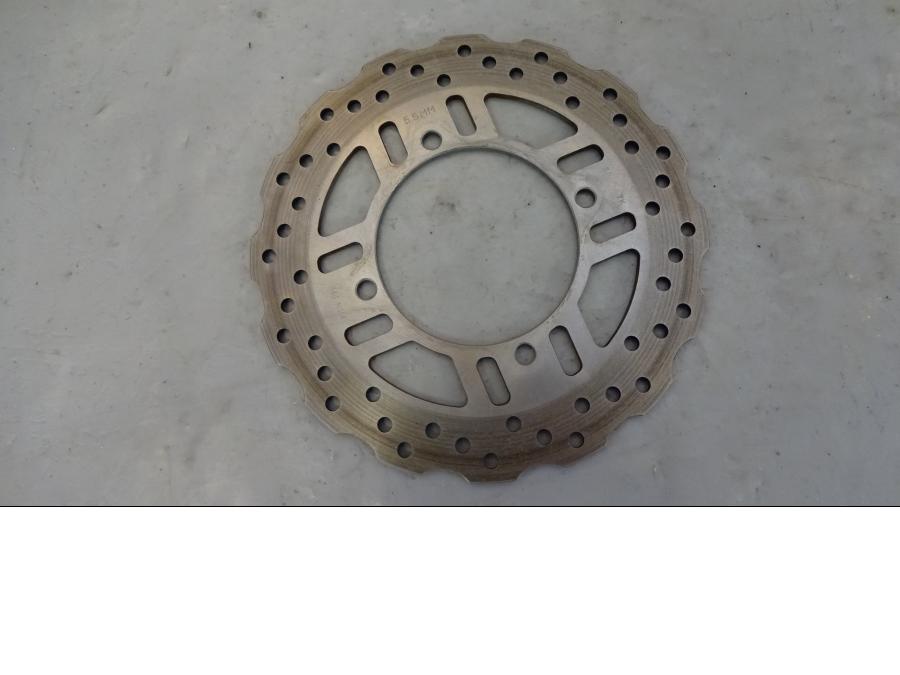 Baksidan pÄ Bromsskiva frÄn en Kawasaki Z 1000 -2018 motorcykel.