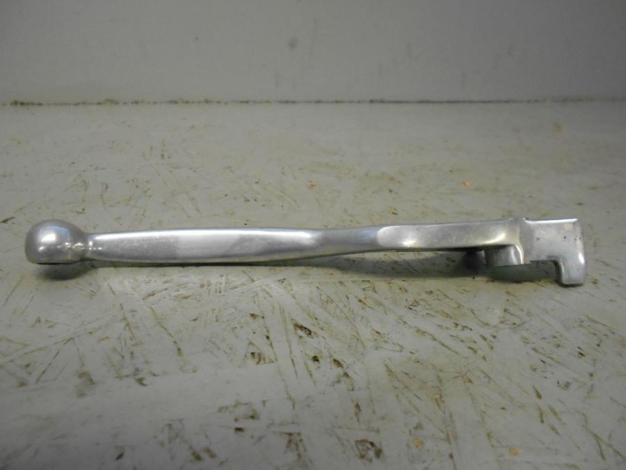 Baksidan på Bromsgrepp från en Triumph Bonneville -2001 motorcykel.