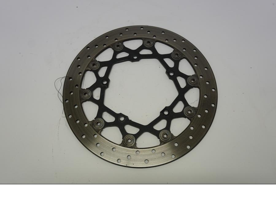 Baksidan pÄ Bromsskiva frÄn en Yamaha FZ1-SA -2007 motorcykel.