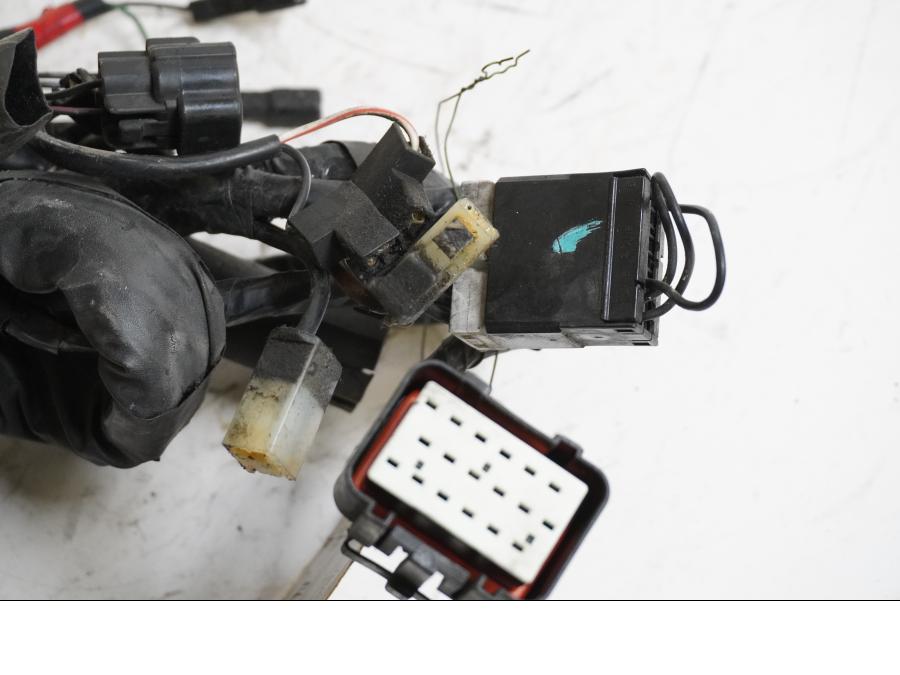 Snett uppifrån på Kabelstam från en Triumph Legend TT -2001 motorcykel.