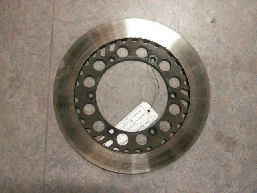Baksidan på Bromsskiva från en Yamaha FJ 1200 -1986 motorcykel.