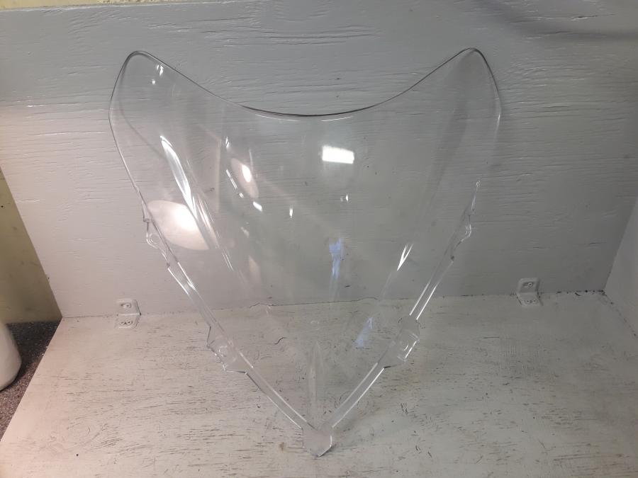 Framsidan på Vindruta från en BMW K 1200 S -2010 motorcykel.