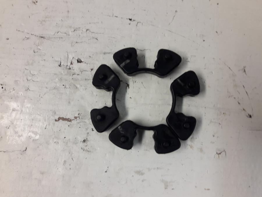 Framsidan på Ryckutjämnare från en Kawasaki ER-6N -2015 motorcykel.