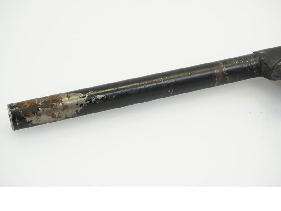 Snett nerifrÄn pÄ Styre frÄn en Suzuki GSX 1100 F -1990 motorcykel.