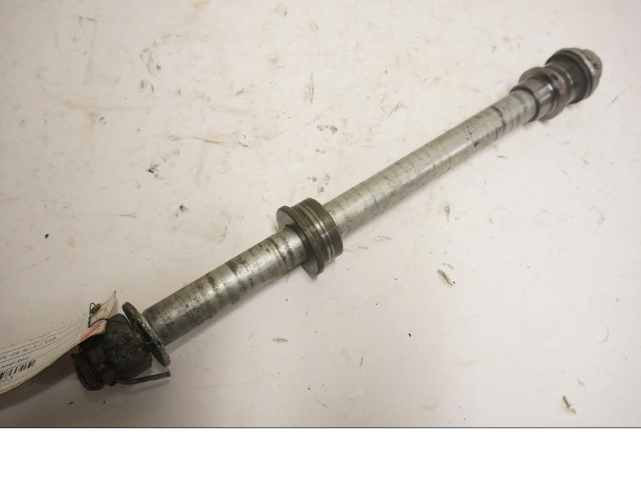 Framsidan på Axel från en Kawasaki ER-6N -2006 motorcykel.