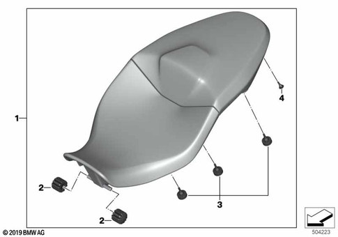 Sadel S 1000 XR 2023-2025