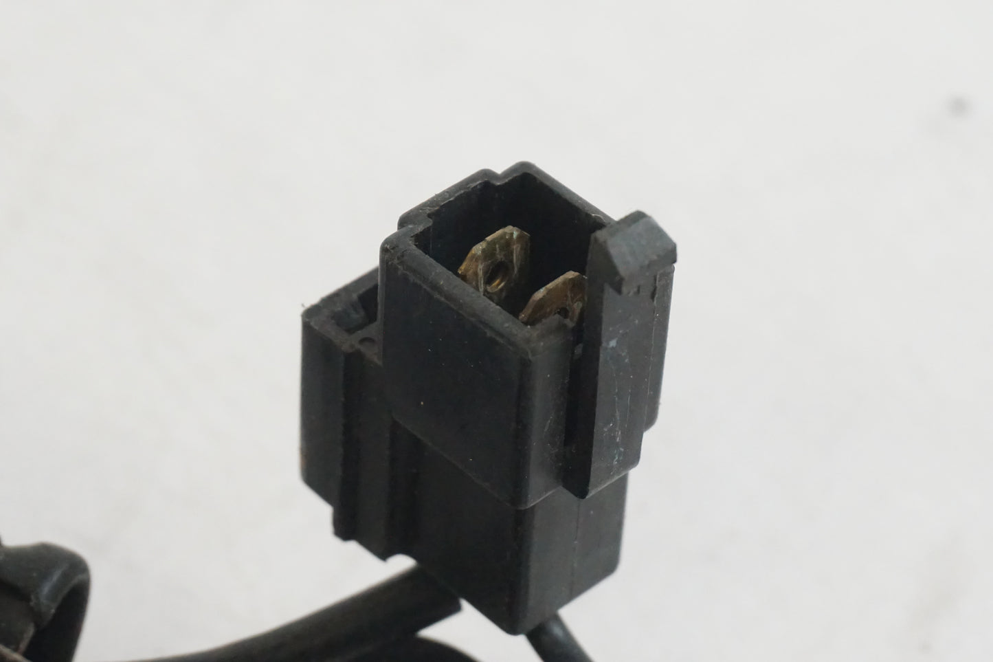 Snett uppifrån på Vattenkylfläkt från en Honda XL 650 V -2007 motorcykel.