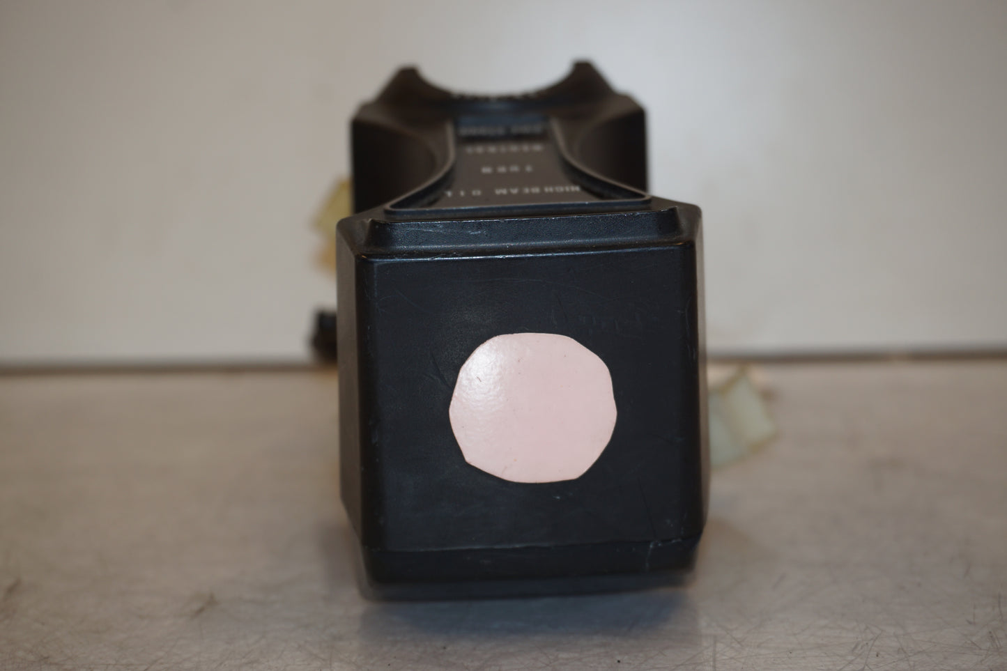 Snett uppifrån på Instrumentpanel från en Suzuki GS 1000 -1983 motorcykel.