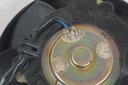 Snett uppifrån på Vattenkylfläkt från en Honda CBR 600 RR -2003 motorcykel.