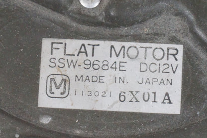 Snett uppifrån på Vattenkylfläkt från en Honda XRV 750 -1997 motorcykel.