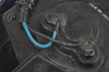 Snett uppifrån på Vattenkylfläkt från en Kawasaki ZX-10R -2005 motorcykel.