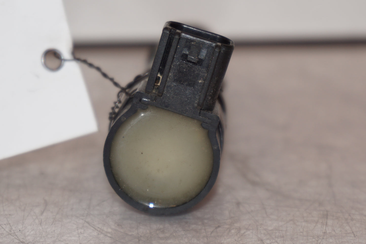 Snett uppifrån på Tändspole från en Kawasaki ZZ-R 1400 -2007 motorcykel.