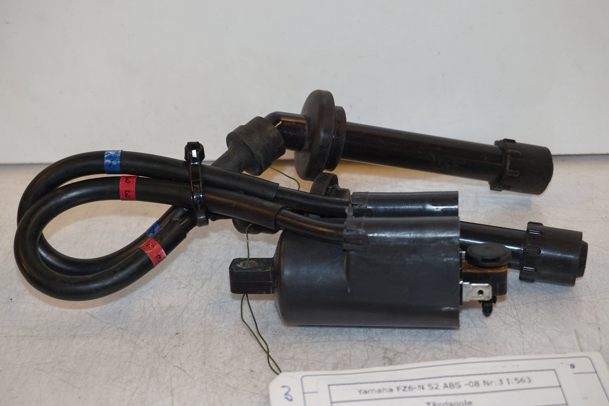 Framsidan på Tändspole från en Yamaha FZ-6 -2008 motorcykel.