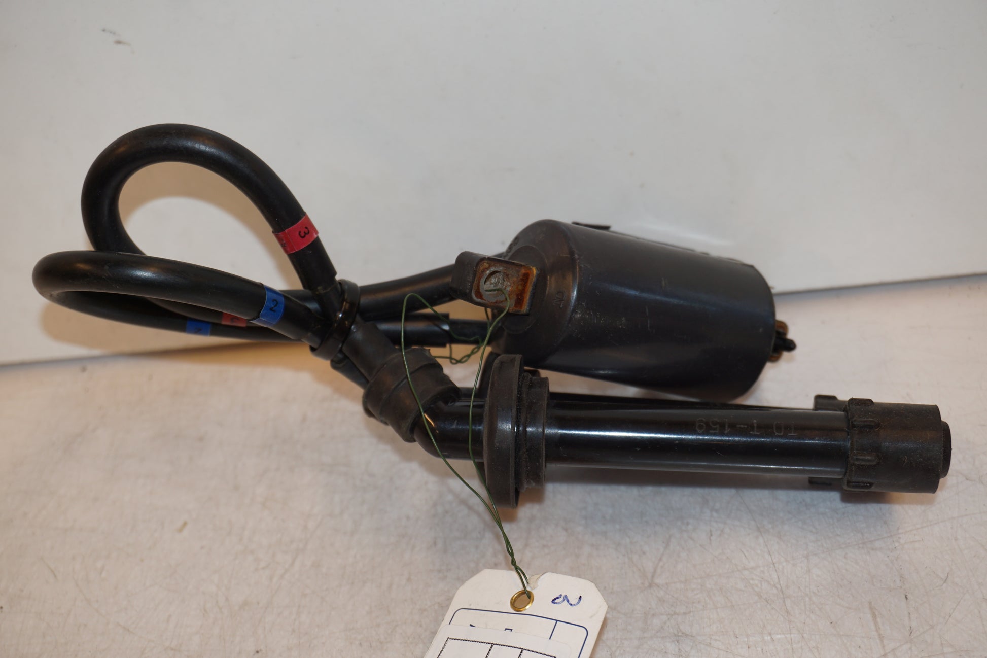 Baksidan på Tändspole från en Yamaha FZ-6 -2008 motorcykel.