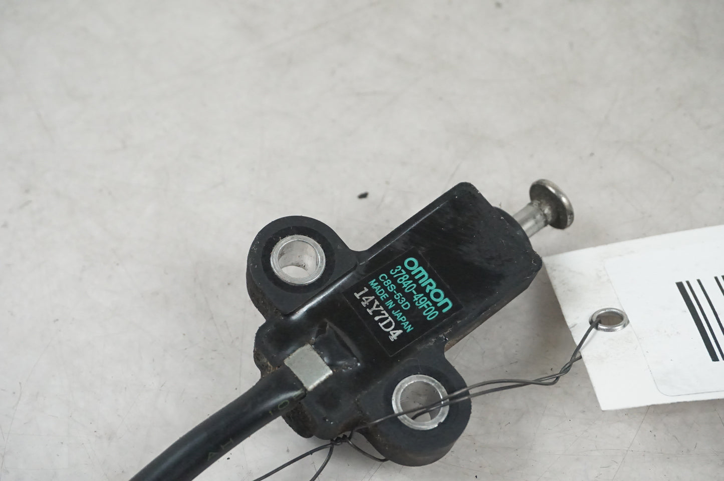 Interrupteur de support latéral