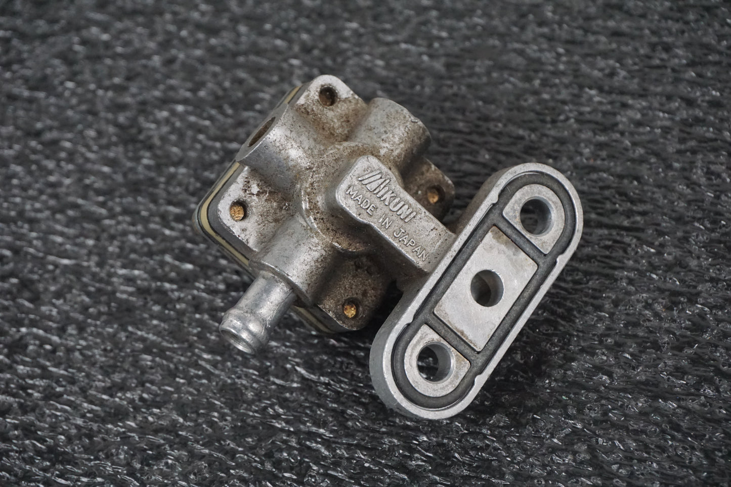 Snett uppifrån på Bensinkran från en Suzuki GSX-R 750 -1997 motorcykel.