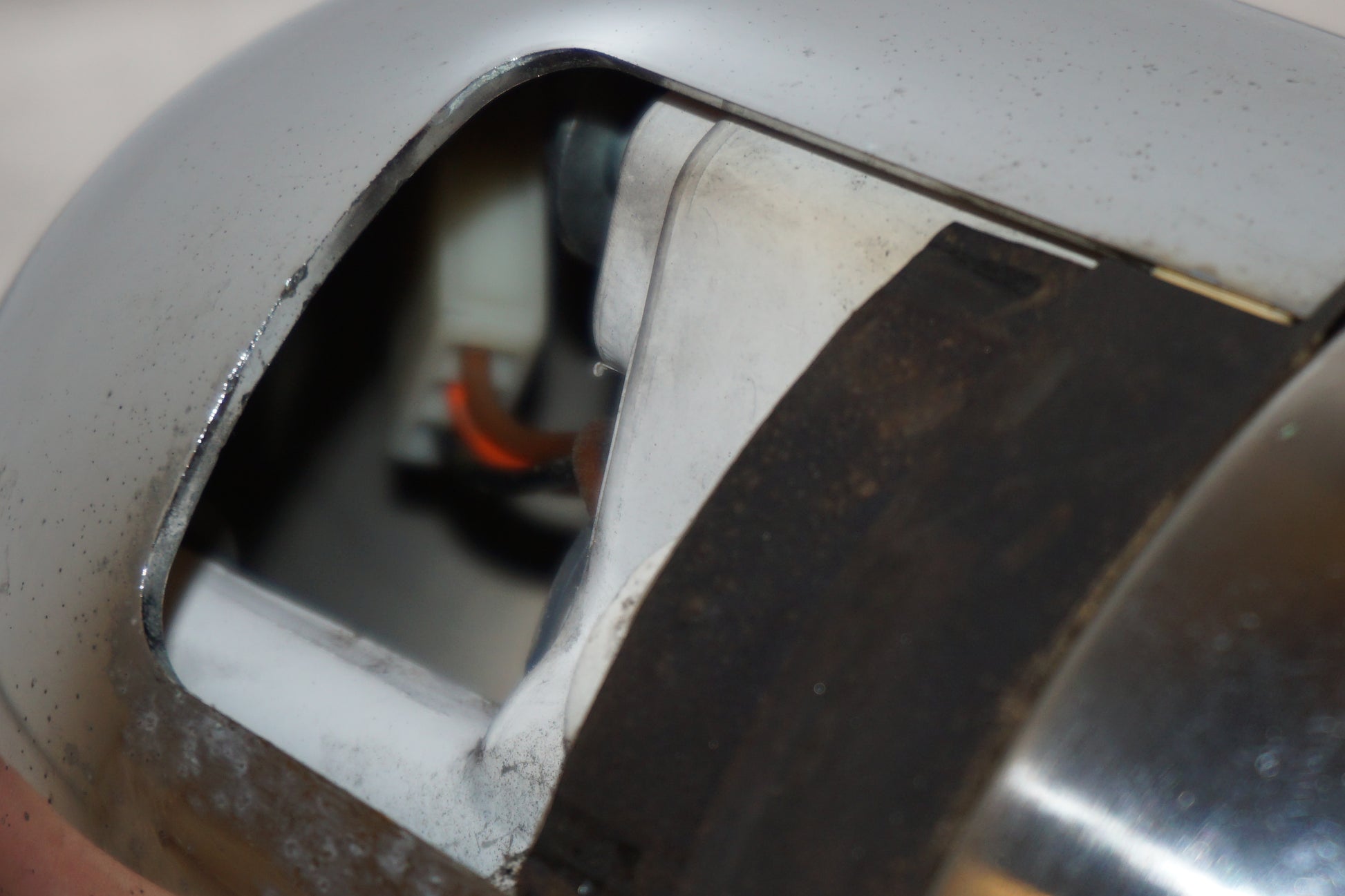 Höger sida på Varvräknare från en Yamaha XV 1100 -1996 motorcykel.