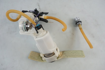 Framsidan på Bensinpump insprut från en H-D Dyna Street Bob FXDB/I -2007 motorcykel.