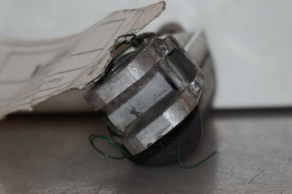 Snett uppifrån på Fotpinne från en Suzuki GSX-R 1100 -1989 motorcykel.