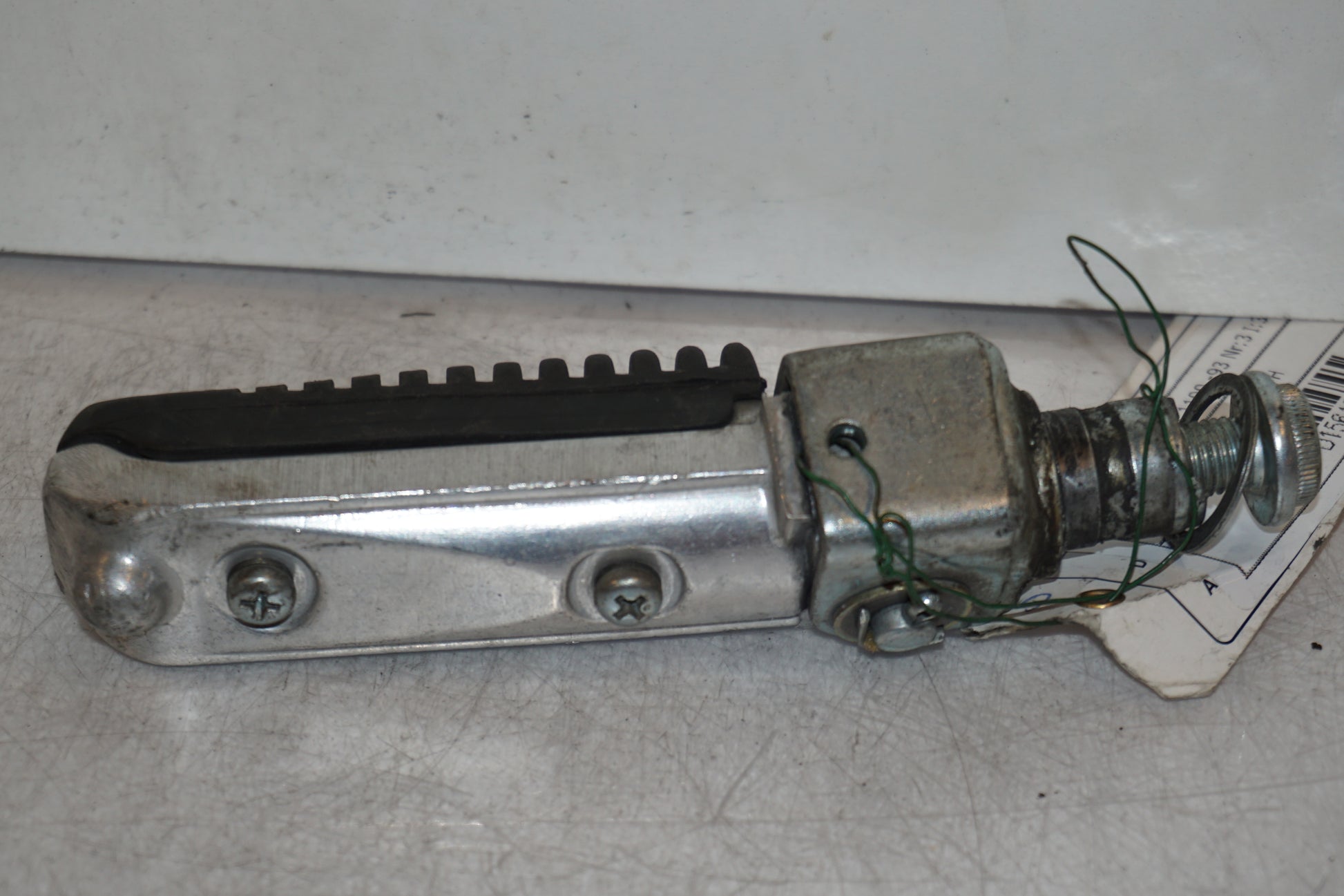 Baksidan på Fotpinne från en Suzuki GSX-R 1100 -1993 motorcykel.