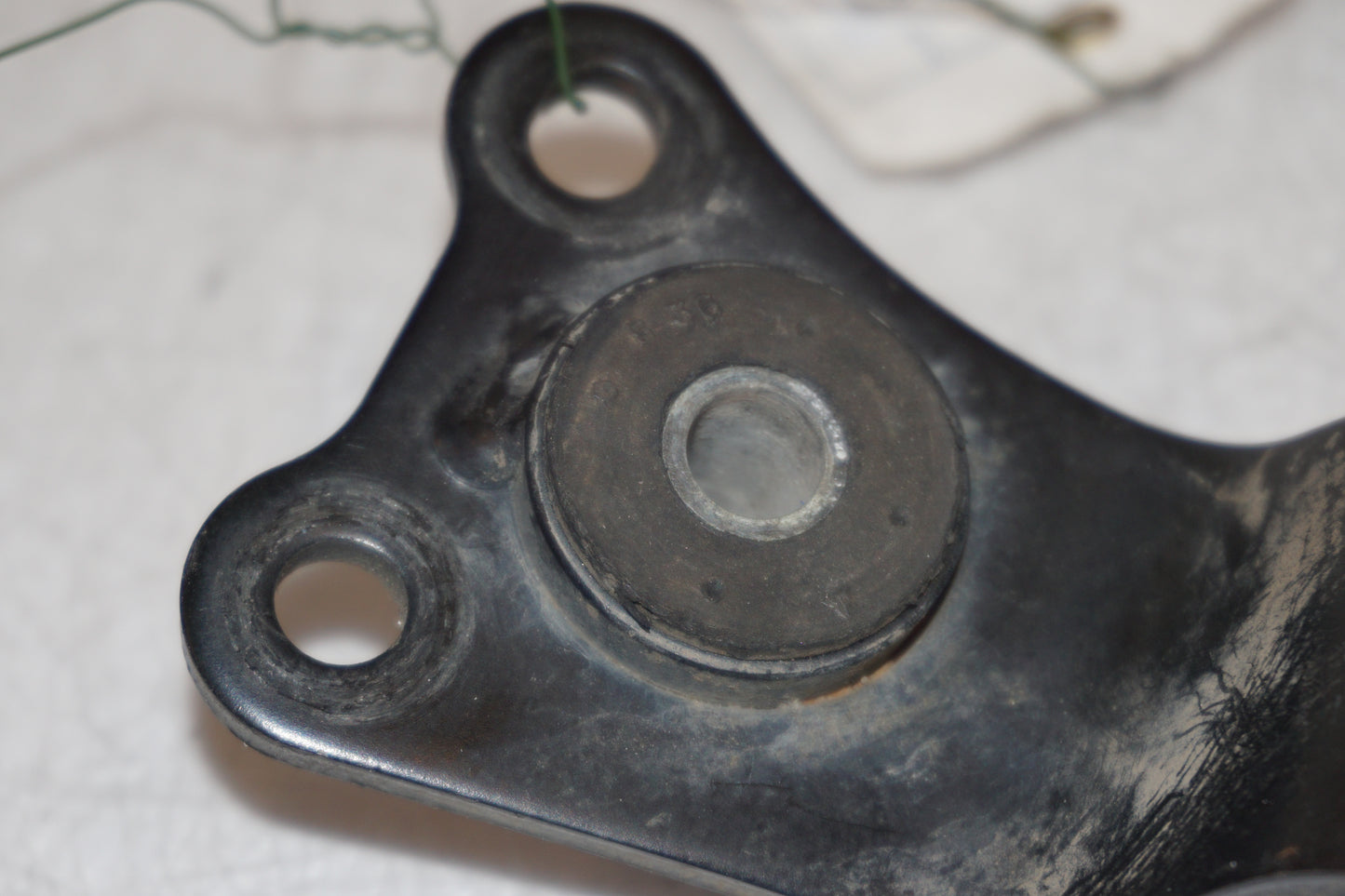 Snett uppifrån på Fotpinne från en Suzuki DRZ 400 -2005 motorcykel.