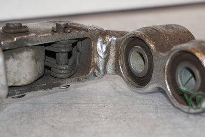 Snett uppifrån på Fotpinne från en Suzuki GSX 1100 EF -1984 motorcykel.