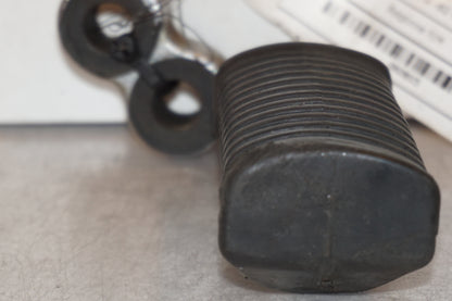 Snett uppifrån på Fotpinne från en Suzuki GS 850 G -1982 motorcykel.