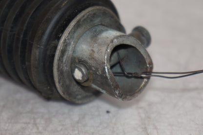 Snett uppifrån på Fotpinne från en Suzuki VL 800 -2003 motorcykel.