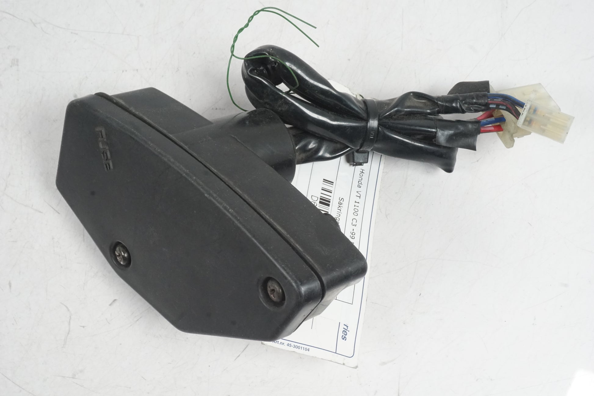 Framsidan på Säkringsbox från en Honda VT 1100 C -1999 motorcykel.