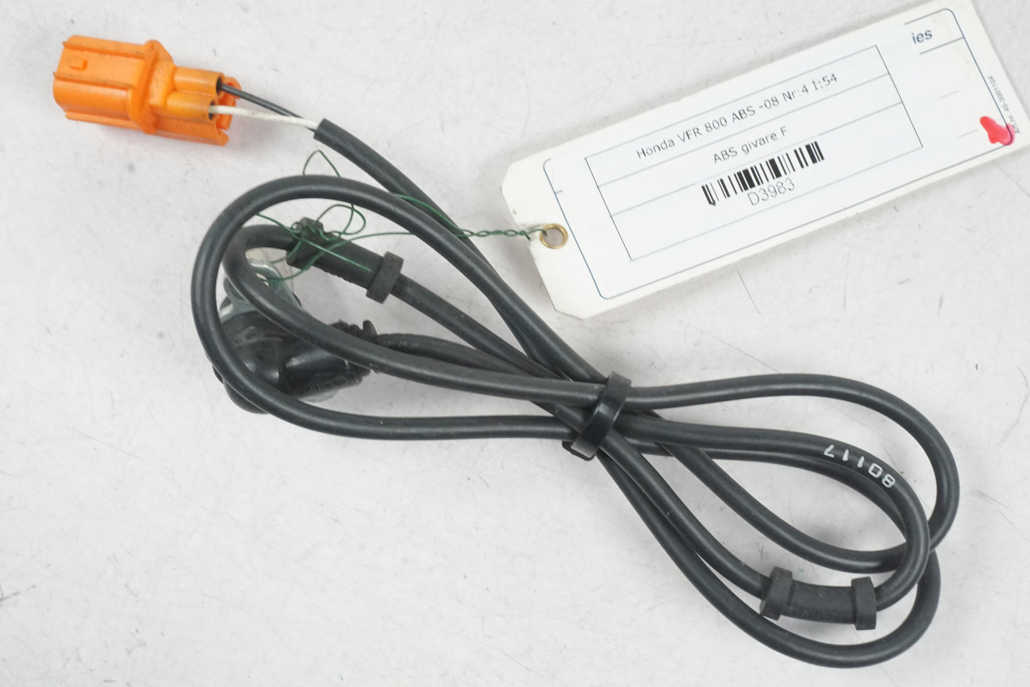 Framsidan på ABS givare från en Honda VFR 800 -2008 motorcykel.