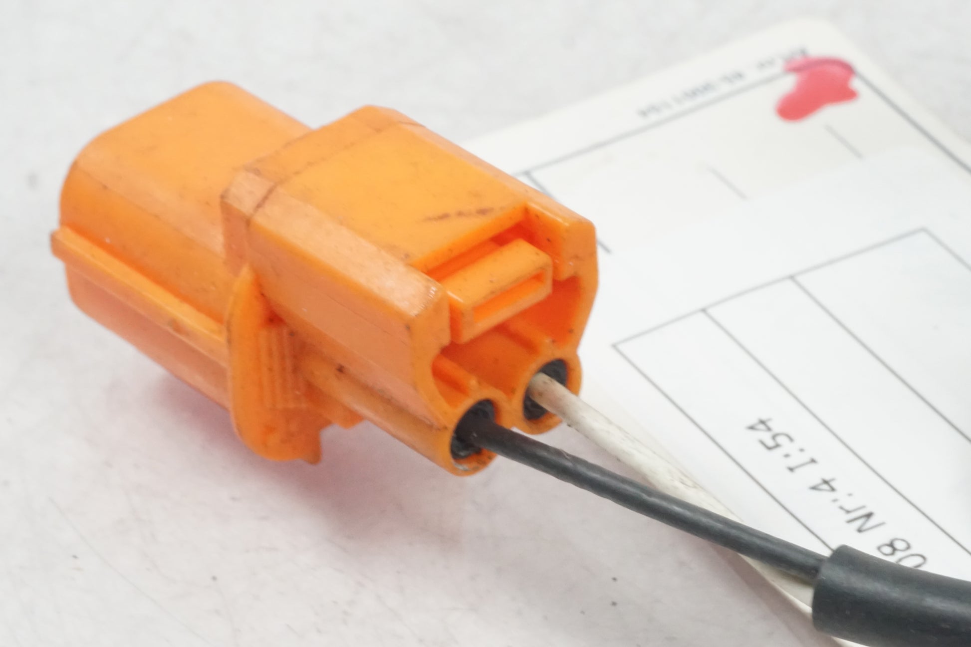 Höger sida på ABS givare från en Honda VFR 800 -2008 motorcykel.