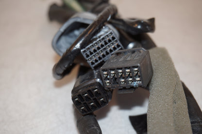 Snett uppifrån på Kablage från en Yamaha FZ-8 -2011 motorcykel.