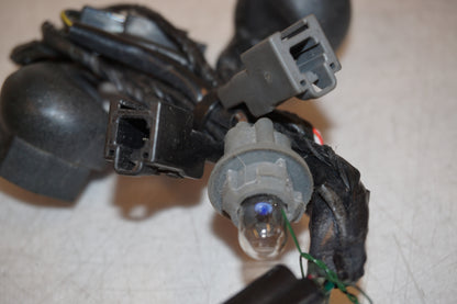 Snett uppifrån på Kablage från en Kawasaki ZX-12R -2000 motorcykel.