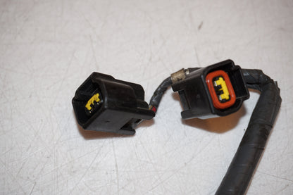 Snett uppifrån på Kablage från en Kawasaki GTR 1400 -2008 motorcykel.