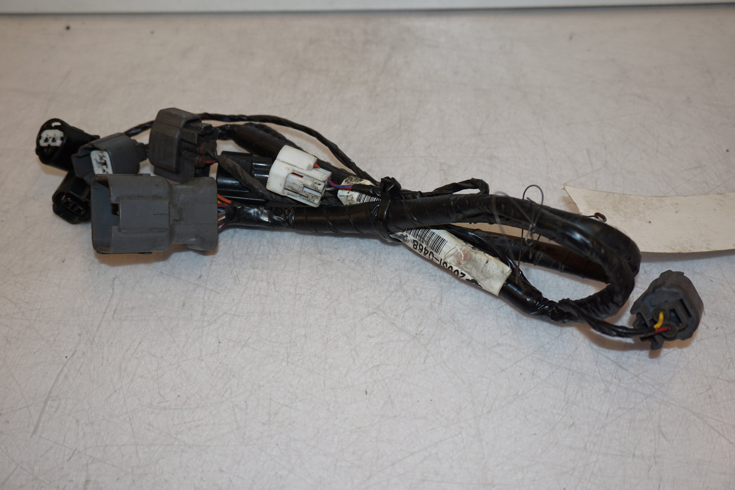 Framsidan på Kablage från en Kawasaki GTR 1400 -2008 motorcykel.