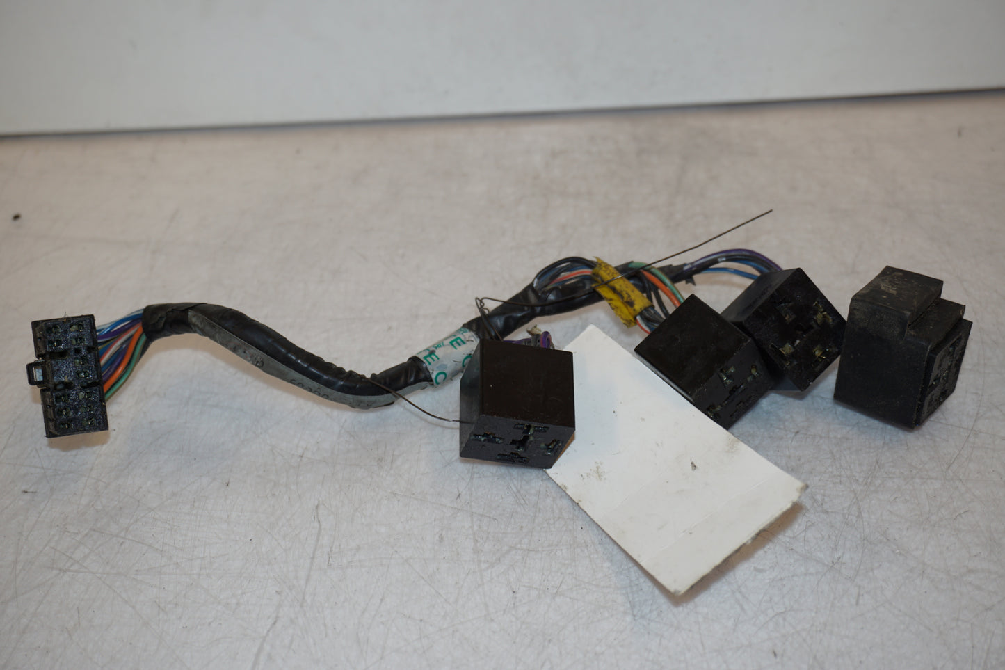 Höger sida på Kablage från en Triumph Tiger -2002 motorcykel.