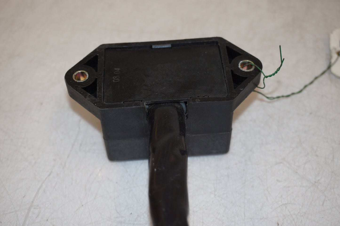 Snett uppifrån på Säkringsbox från en Triumph Legend TT -2001 motorcykel.