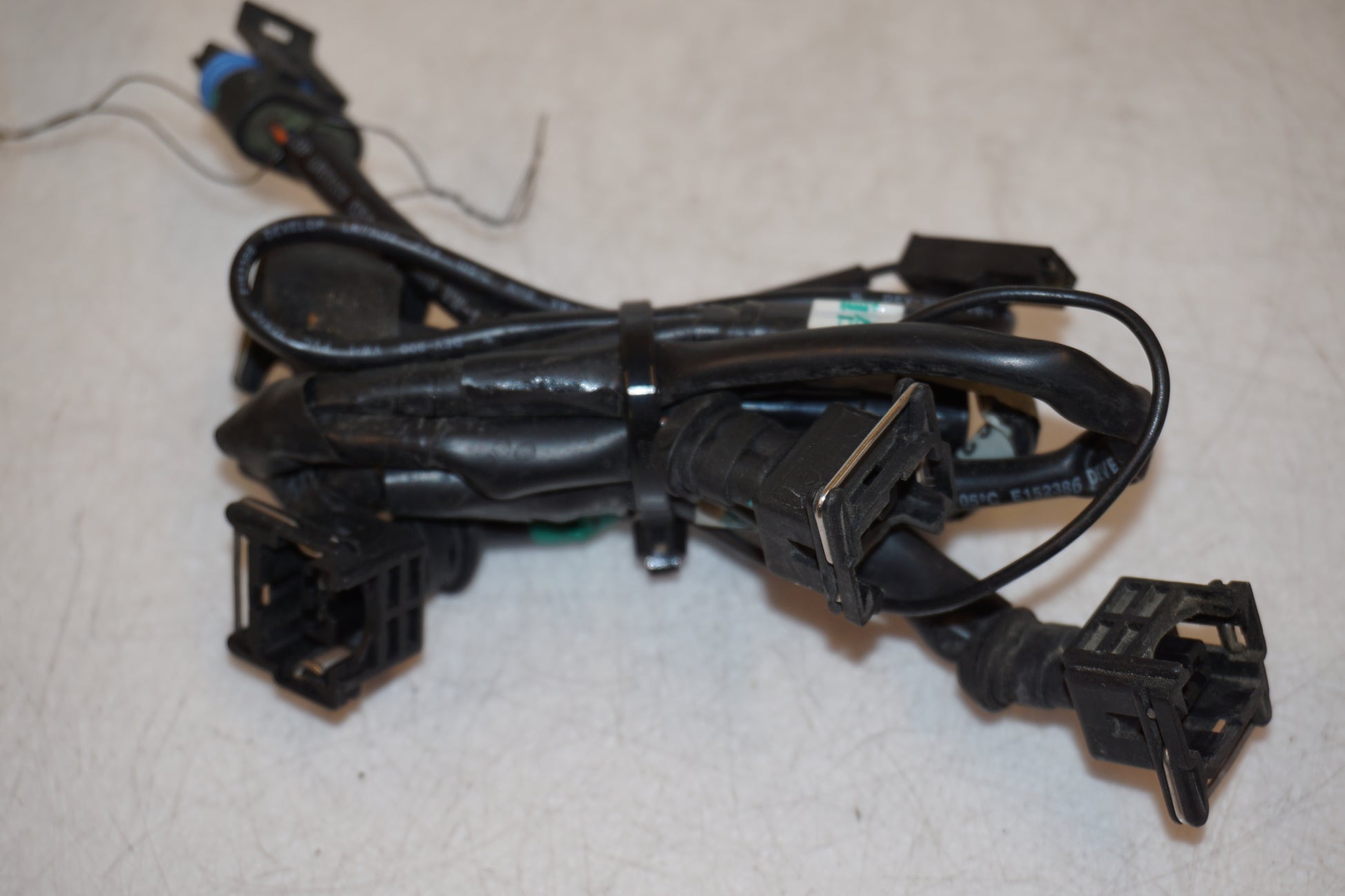 Framsidan på Kablage från en Triumph Speed Triple -2005 motorcykel.