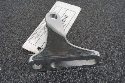 Snett uppifrån på Fotpinnefäste från en H-D Street Glide FLHX -2016 motorcykel.