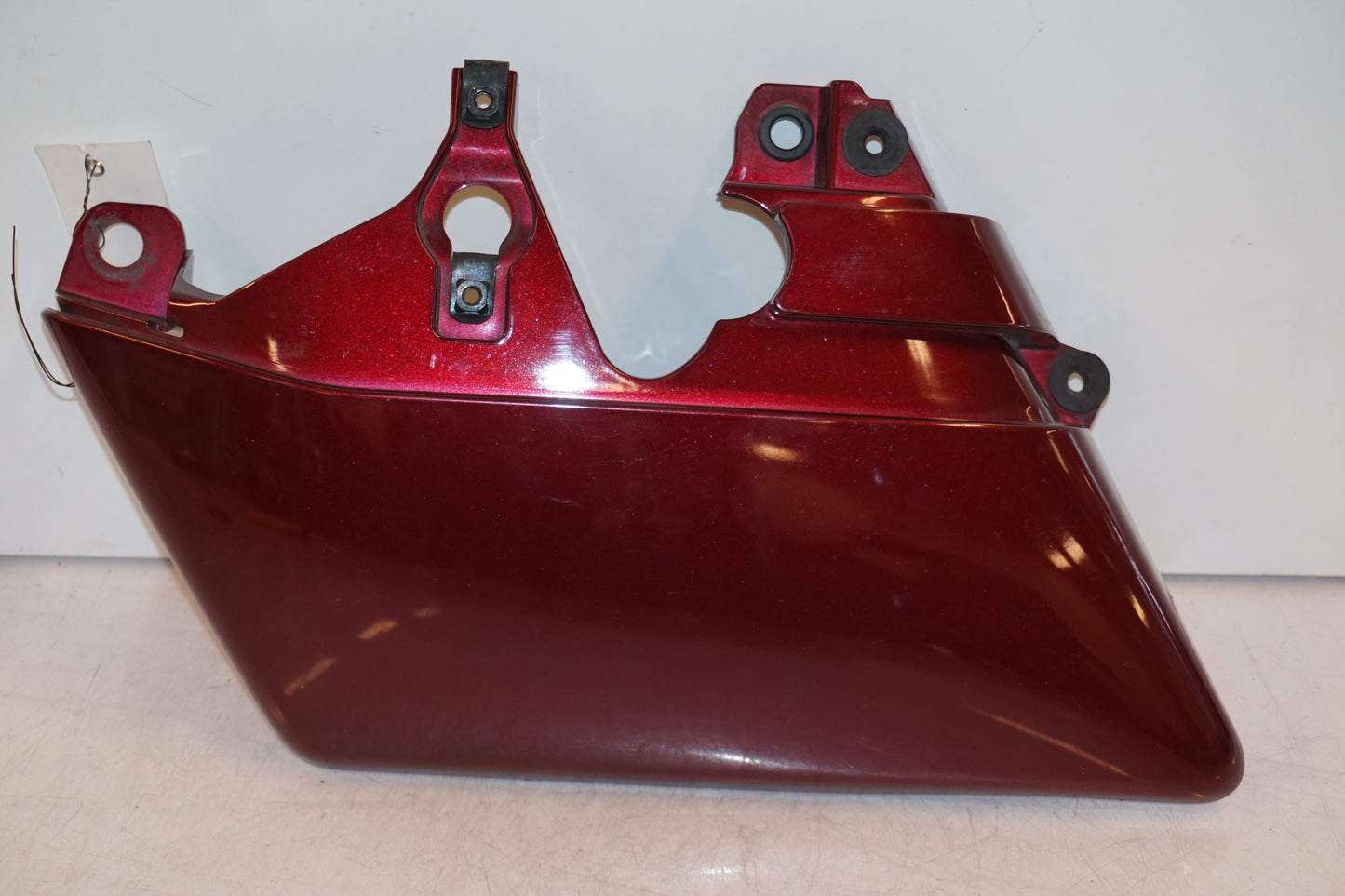 Framsidan på Sidopanel från en Kawasaki VN 1700 Classic Tourer -2009 motorcykel.