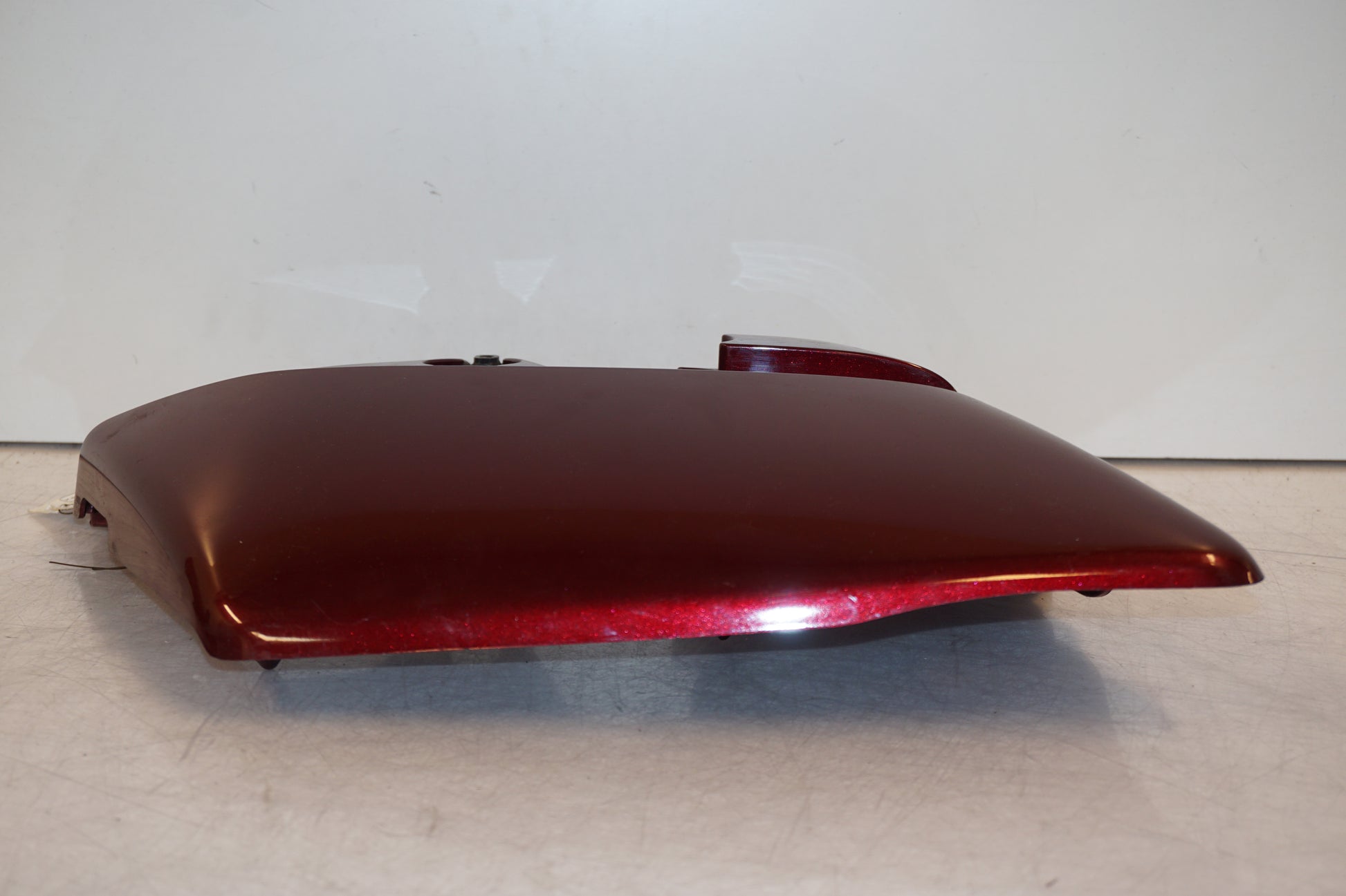 Baksidan på Sidopanel från en Kawasaki VN 1700 Classic Tourer -2009 motorcykel.