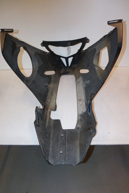 Snett uppifrån på Magkåpa från en Yamaha YZF R6 -2003 motorcykel.