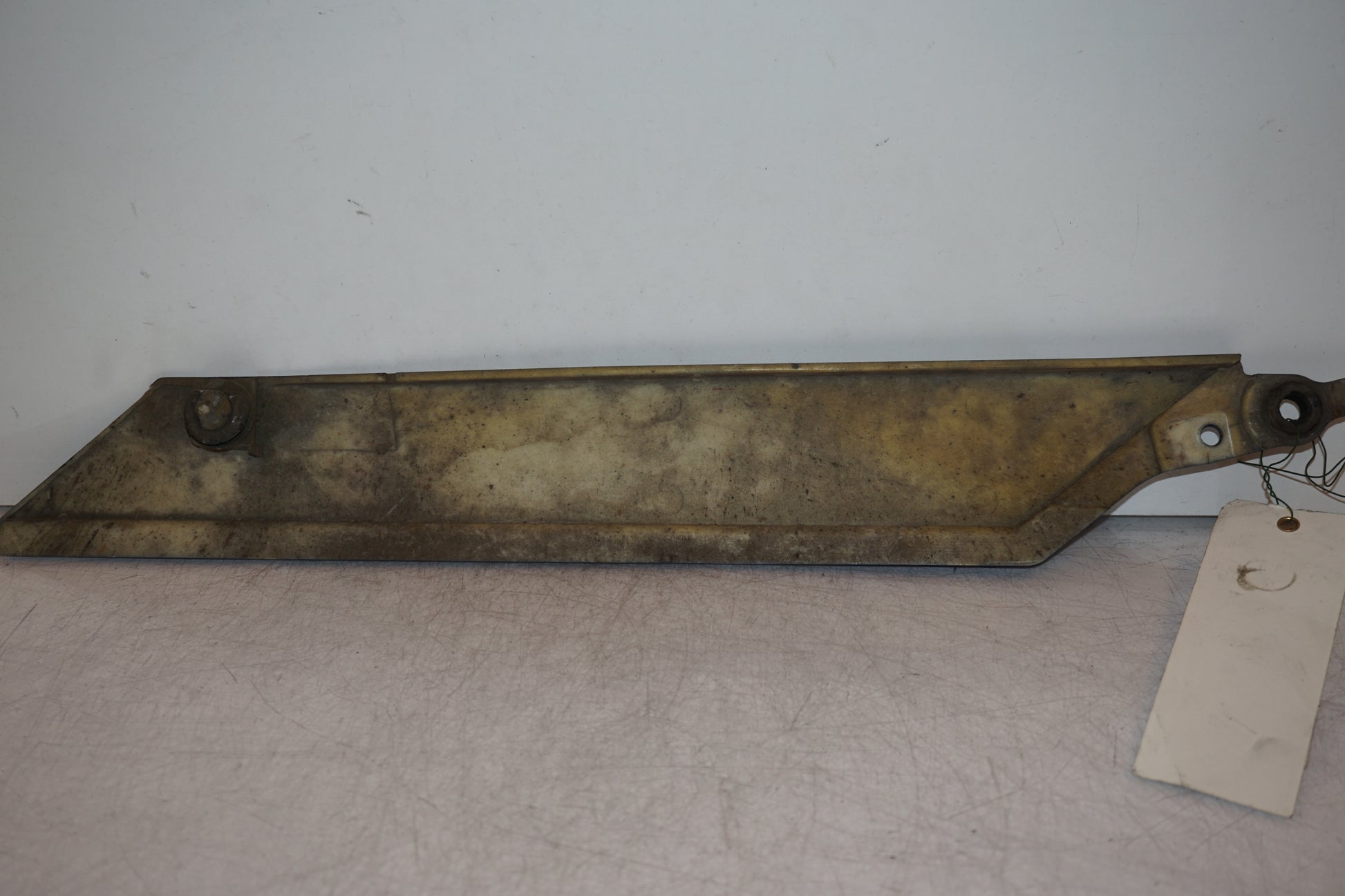 Snett uppifrån på Sidopanel från en Yamaha FJ 1200 -1986 motorcykel.