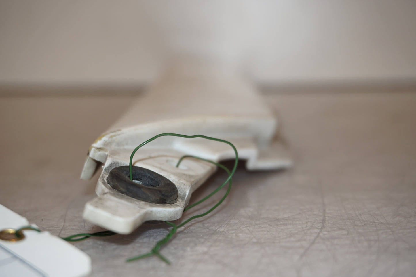 Snett uppifrån på Sidopanel från en Yamaha FJ 1200 -1989 motorcykel.