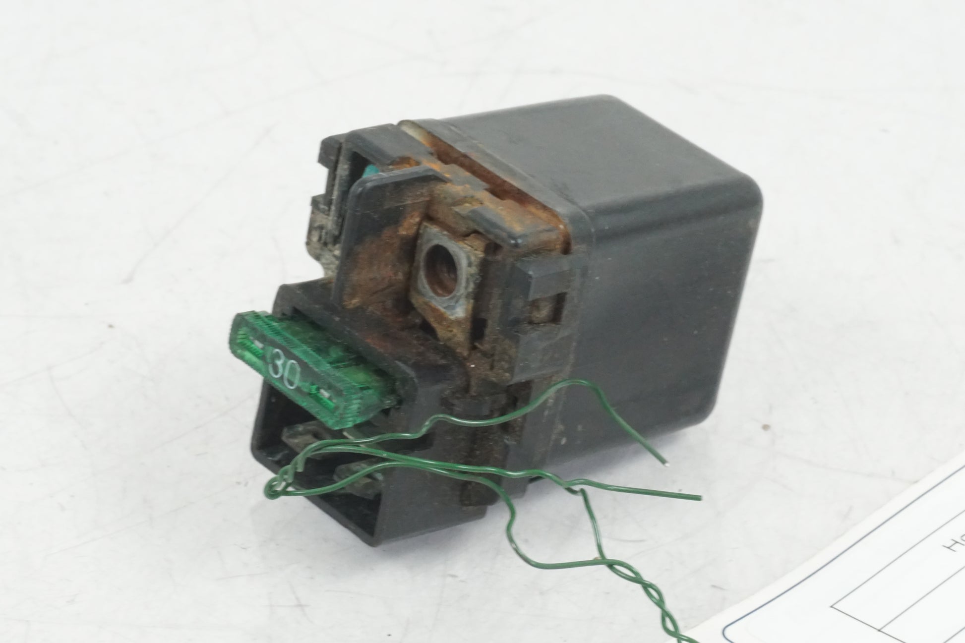 Framsidan på Startrelä från en Honda XRV 750 -1993 motorcykel.