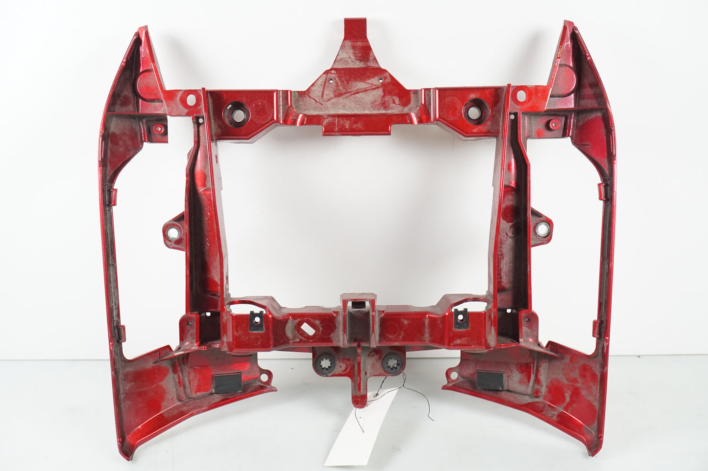 Snett uppifrån på Bakvinge från en Honda CTX 1300 -2014 motorcykel.