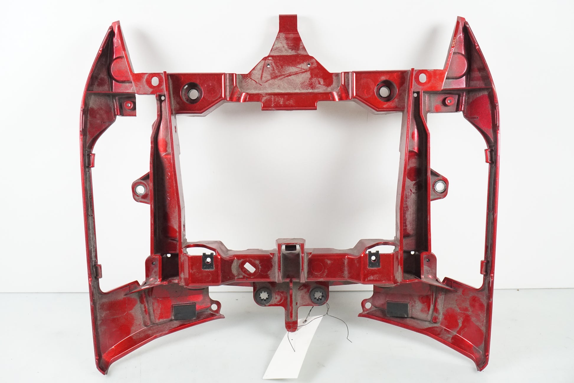 Snett uppifrån på Bakvinge från en Honda CTX 1300 -2014 motorcykel.