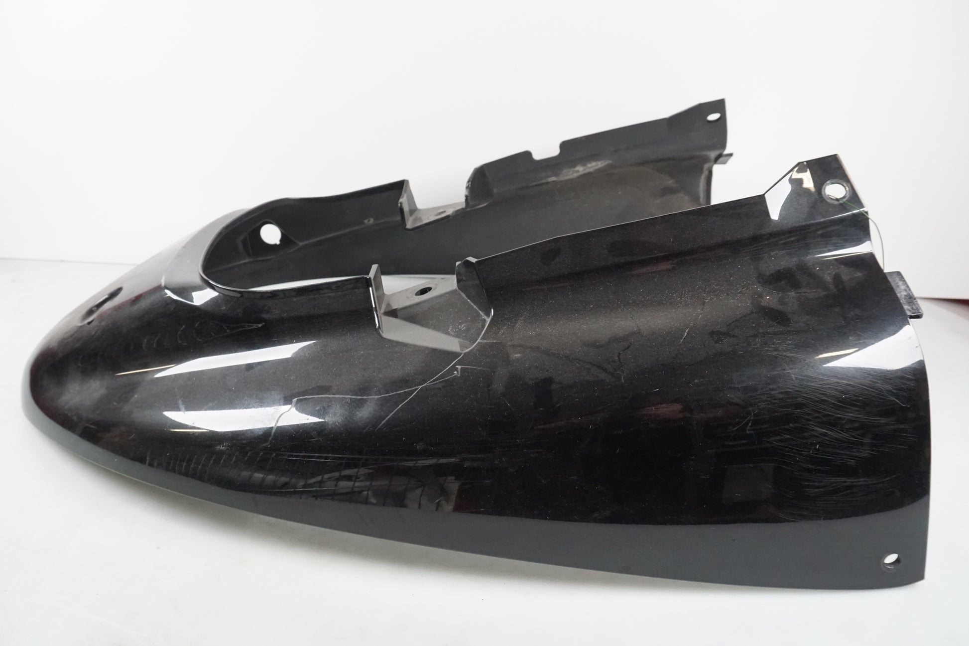 Snett uppifrån på Bakvinge från en Honda XL 1000 V -1999 motorcykel.