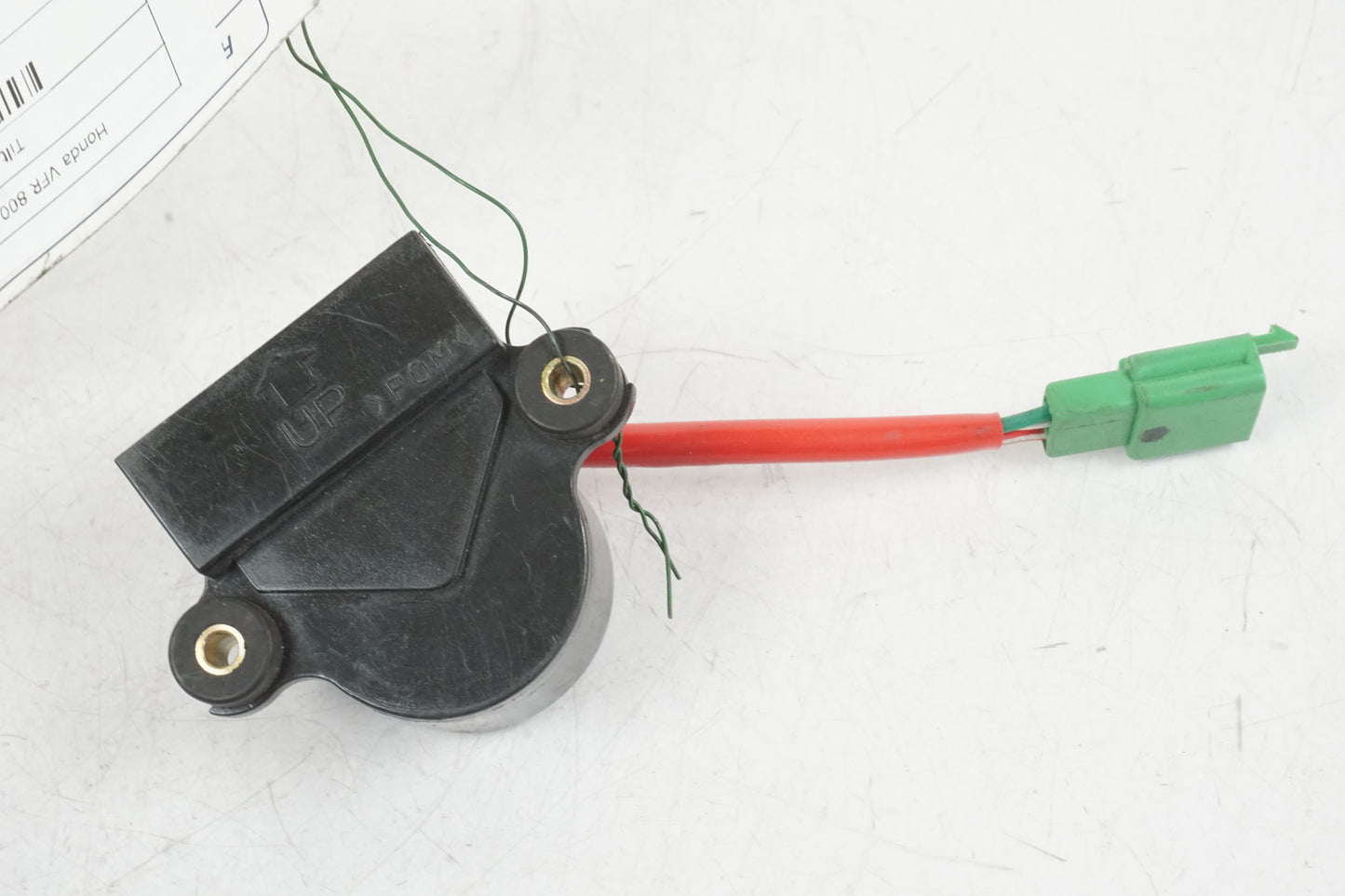 Framsidan på Tilt Sensor från en Honda VFR 800 -2000 motorcykel.