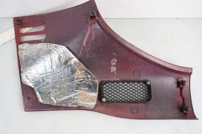 Snett uppifrån på Sidopanel från en Honda CBR 1000 F -1987 motorcykel.